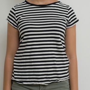 Black and White Striped T-Shirt